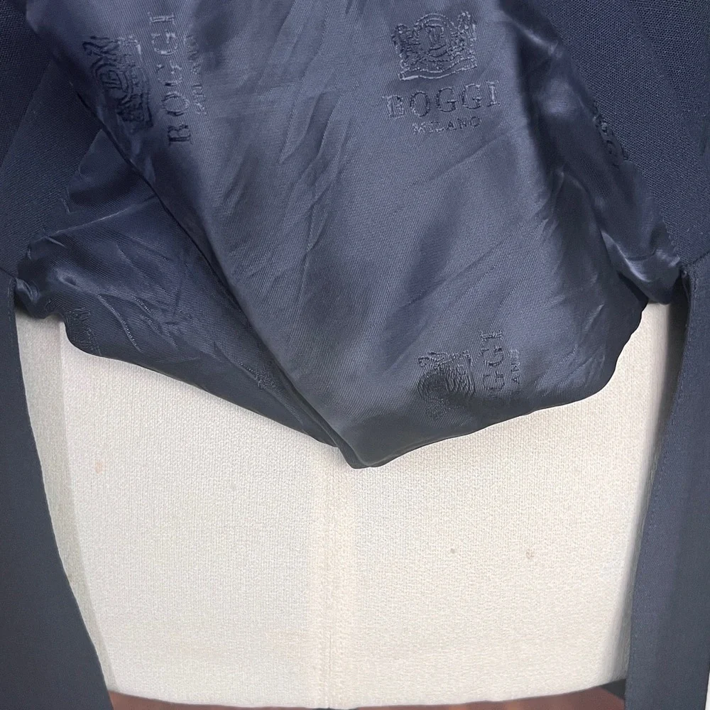 Boggi Navy Wool Blazer/Jacket SZ 50IT/40US Classic Chic Old Money Preppy Grandpa - Picture 6 of 16